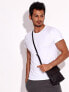 Фото #2 товара Мужская сумка через плечо повседневная кожаная маленькая планшет черная Factory Price CE-TR-012-NDM.25