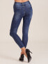 Фото #2 товара Женские джинсы  скинни со средней посадкой укороченные синие рваные Factory Price