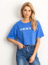 Фото #2 товара Женская футболка свободного кроя кроп-топ красная Factory Price