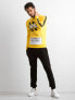 Фото #4 товара Мужской свитшот повседневный желтый с надписями Factory Price-RT-BL-2-20235.77-ty