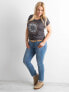 Фото #4 товара Женские джинсы скинни с высокой посадкой голубые  Factory Price