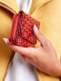 Фото #4 товара Женский кошелек кожаный  красный лаковый Factory Price