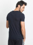 Фото #10 товара Мужская футболка повседневная синяя с надписью Factory Price-298-TS-TL-87310.03X