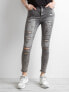 Фото #1 товара Женские джинсы скинни рваные со средней посадкой укороченные Factory Price