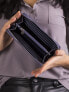 Фото #7 товара Женский кошелек кожаный  фиолетовый на молнии Factory Price