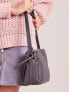 Фото #6 товара Женская кожаная сумка  Factory Price логотип, подкладка, длинная ручка, два отделения на  молнии.