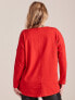 Фото #7 товара Женская блузка свободной посадки с длинным рукавом красная Factory Price