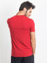Фото #4 товара Мужская футболка повседневная красная с надписями Factory Price T-shirt-298-TS-TL-85135.05X-granatowy