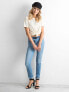 Фото #4 товара Женские джинсы  скинни со средней посадкой голубые Factory Price