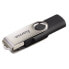 Фото #1 товара hama 16GB USB 2.0 USB флеш накопитель USB тип-A Черный, Серебристый 00094175