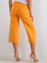 Фото #12 товара Женские джинсы кюлоты со средней посадкой укороченные желтые рваные Factory Price