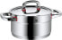 Фото #1 товара WMF cookware Ø 20 cm approx. 3,3l Premium One Inside scaling vapor hole Cool+ Technology metal lid Cromargan stainless steel brushed suitable for all stove tops including induction dishwasher-safe