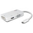 Фото #1 товара lindy 43273 кабельный разъем/переходник USB-C HDMI/DVI/VGA Белый