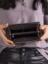 Фото #12 товара Женский кошелек кожаный  фиолетовый на молнии Factory Price