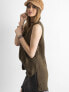 Фото #3 товара Женская удлиненная жилетка с коротким рукавом Factory Price