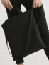Фото #6 товара Женская Factory Price ЭКО-хлопок сумка с надписью черный.