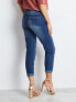 Фото #3 товара Женские джинсы скинни со средней посадкой укороченные синие Factory Price