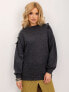 Фото #4 товара женский свитер объемный серый Factory Price