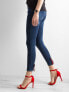Фото #2 товара Женские джинсы  скинни со средней посадкой укороченные синие Factory Price