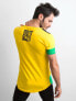 Фото #7 товара Мужская футболка повседневная желтая зеленая с надписями Factory Price-РТ-ТС-1-11157Т.30