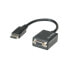 Фото #3 товара techly IADAP-DSP-250 видео кабель адаптер 0,07 m DisplayPort 2 x VGA (D-Sub) Черный